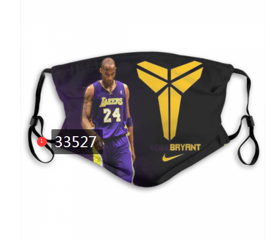 2021 NBA Los Angeles Lakers #24 kobe bryant 33527 Dust mask with filter